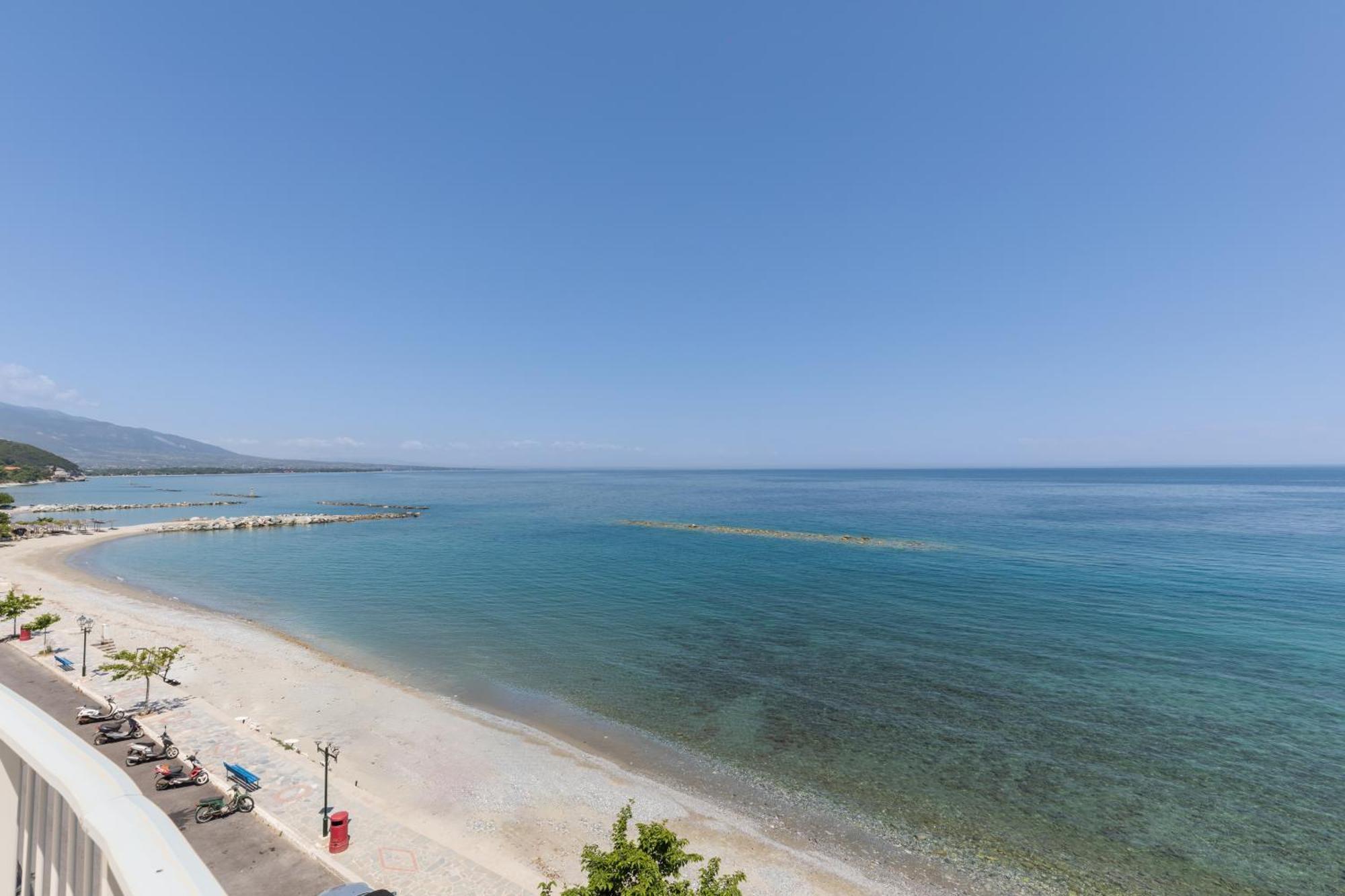 Zefyros Sea View Hotel Platamonas Bagian luar foto